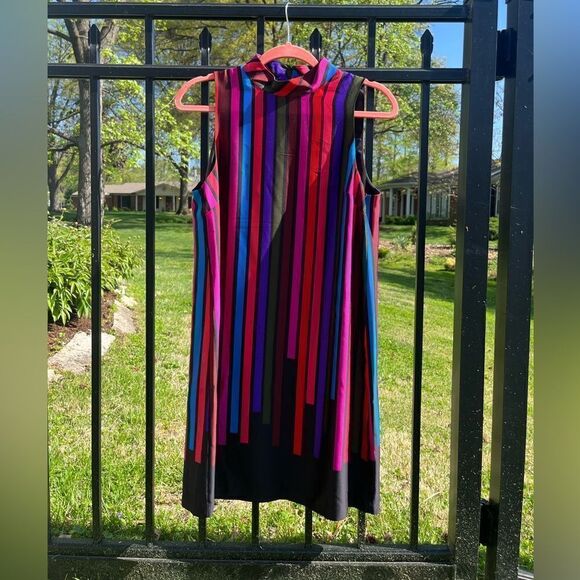 Trina Turk Logan Striped Shift Dress - Picture 4 of 9